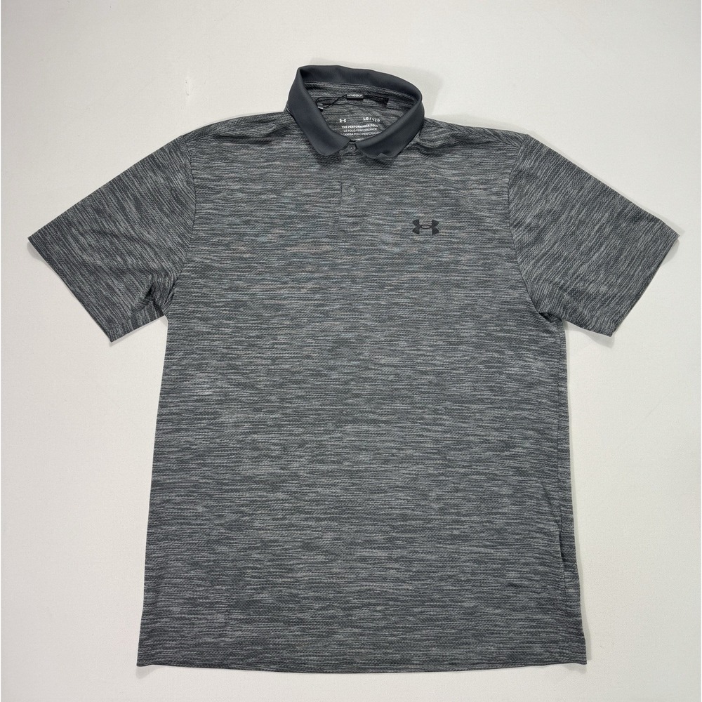 Under Armour Men 2XL Playoff Polo Shirt Grey NWOT Performance Golf Active Casual